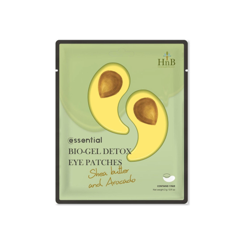 HNB - Detox Bio-Gel Patches for Eye Contour - Avocado and Shea Butter