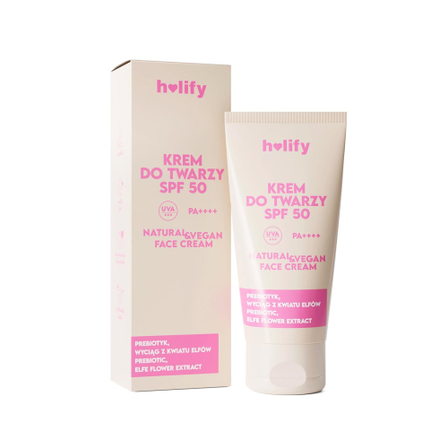 Holify - Facial sunscreen with prebiotics SPF50 PA++++