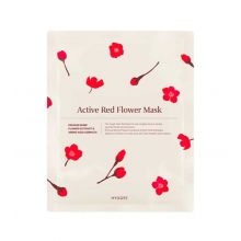 Hyggee - Cellulose Face Mask with Plum Extract Active Red Flower