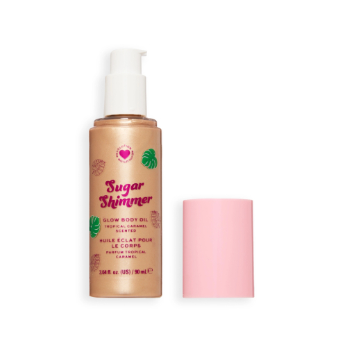 I Heart Revolution - Body Oil Caramel Glow - Sugar Shimmer Gold