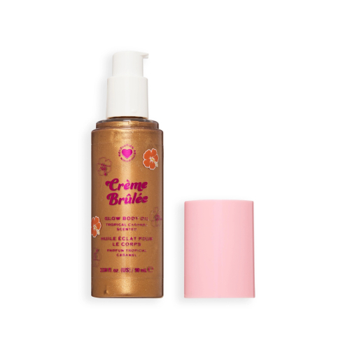 I Heart Revolution - Body Oil Tropical Caramel Glow - Creme Brulee Bronze