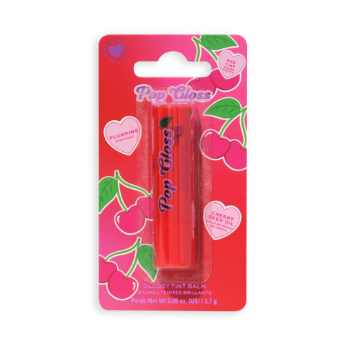 I Heart Revolution - Lip Balm Pop Gloss - Cherry Red