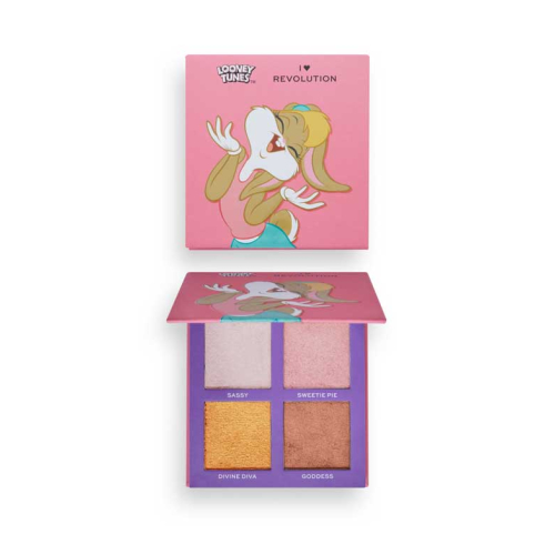 I Heart Revolution - *Looney Tunes* - Mini Highlighter Palette