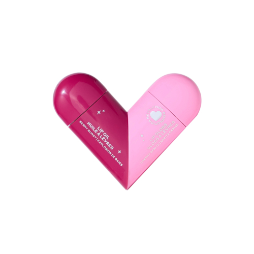 I Heart Revolution - *Midnight Cherry* - Oil and Lip Gloss Duo Twist Duo