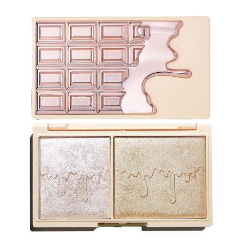 I Heart Revolution - Mini Chocolate Highlighter Palette - Rose Gold Glow