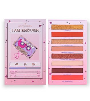 I Heart Revolution - Eyeshadow Palette Affirmation Book - I Am Enough