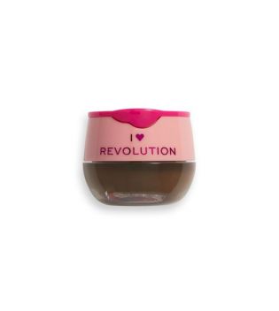 I Heart Revolution - Eyebrow Pomade Chocolate Brow Pot - Dark Chocolate