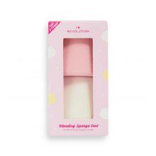 I Heart Revolution - Set of 2 make-up sponges Tasty Marshmallow Wonderland