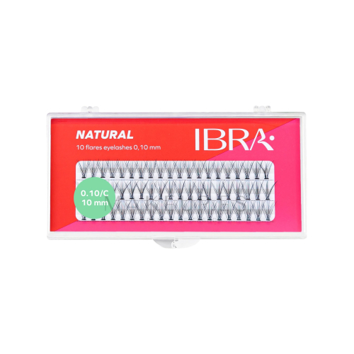 Ibra - Individual false eyelashes 0.10 C - 12mm