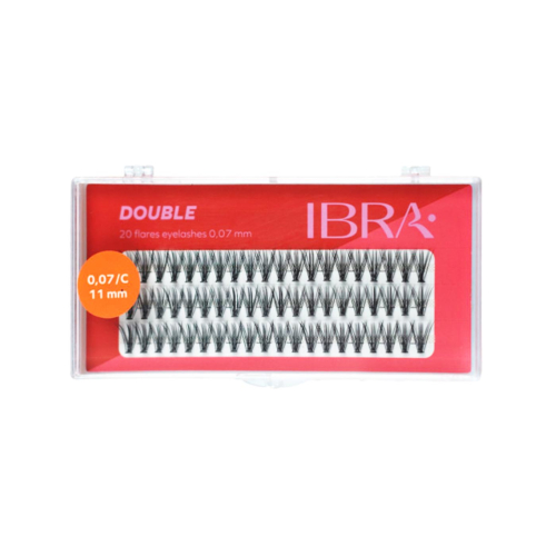 Ibra - Individual false eyelashes 20D/0.07 C - 11mm