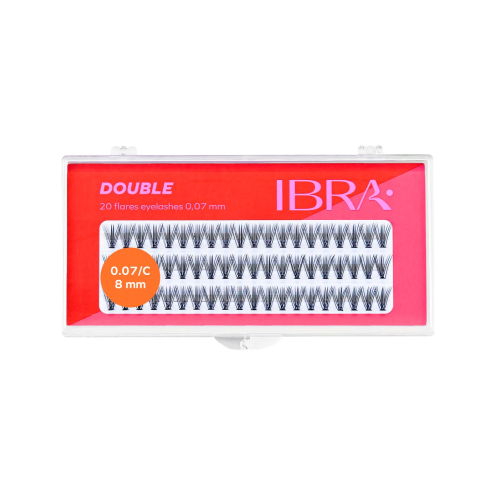 Ibra - Individual false eyelashes 20D/0.07 C - 8mm