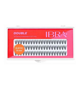 Ibra - Individual false eyelashes 20D/0.07 C - 9mm