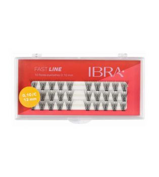 Ibra - Individual False Eyelashes Fast Line 0.10 C - 12mm