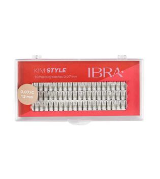 Ibra - Individual False Eyelashes Kim Style 0.07 C - 12mm