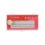 Ibra - Individual False Eyelashes Kim Style 0.07 C - Mix Sizes