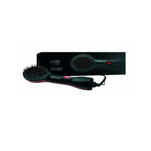 ID Italian Design - Dryer and straightener brush Protect Hair Ionic
