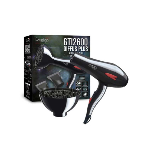 ID Italian Design - Hair Dryer with Diffuser GTI2600 Plus