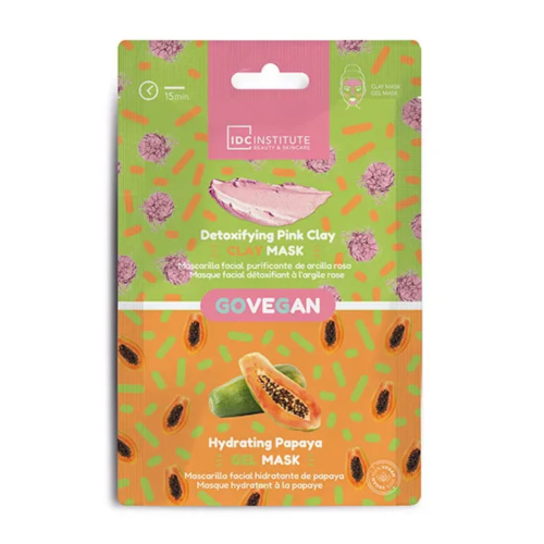 IDC Institute - *GoVegan* - 2-in-1 Face Mask - Purifying and Hydrating