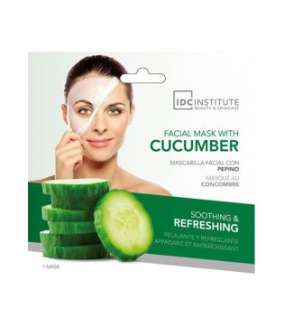 IDC Institute - Face mask with cucumber - relaxing and refreshing