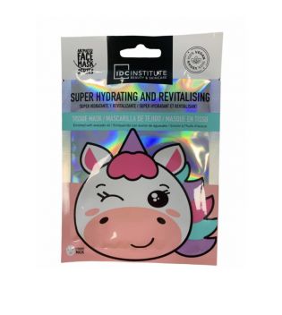 IDC Institute - Hydrating and revitalizing facial mask Animated Face Mask Series - Unicorn