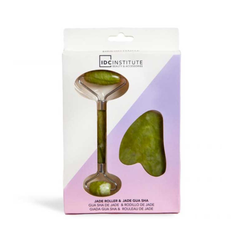 IDC Institute - Facial roller and jade gua sha set