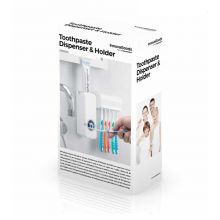 InnovaGoods - Toothpaste dispenser with brush holder
