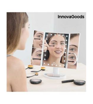 InnovaGoods - 4-in-1 Magnifying LED Mirror