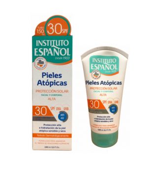 Instituto Español - Facial and body sunscreen for atopic skin SPF 30