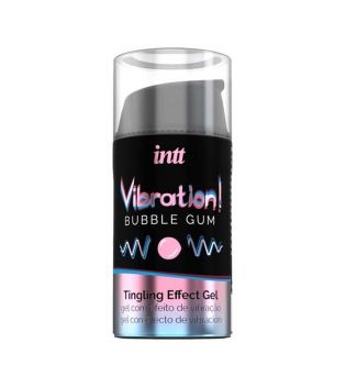 Intt - Exciting gel with vibration effect - Bubble Gum