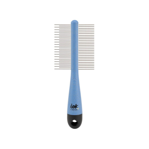 IOK by Beter - Double Prong Metal Pet Comb