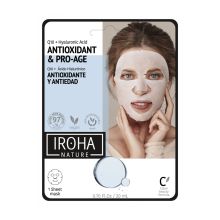 Iroha Nature - Antioxidant and Anti-Aging Facial Mask - Q10 + Hyaluronic Acid
