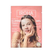Iroha Nature - Illuminating and hydrating Facial Mask - Vitamin C + Hyaluronic Acid