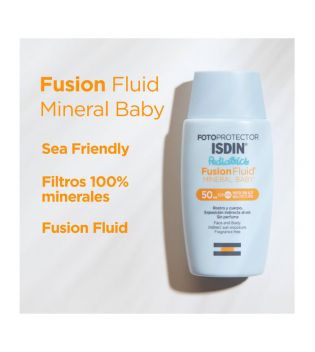 ISDIN - *Pediatrics* - Fusion Fluid Mineral Baby SPF50+ sunscreen for face and body