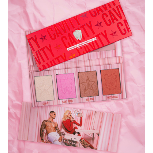 Jeffree Star Cosmetics - *Blood Sugar Anniversary Collection* - Highlighter Palette - Cavity Skin Frost