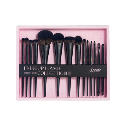 Jessup Beauty - *Collection III* - Brush set with box - Elegant Black
