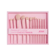 Jessup Beauty - *Collection IV* - Brush set with box - Crystal Pink