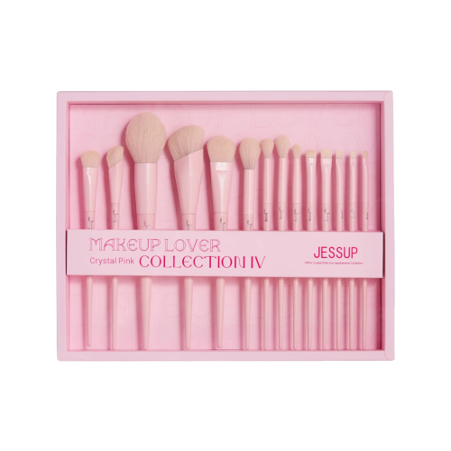 Jessup Beauty - *Collection IV* - Brush set with box - Crystal Pink