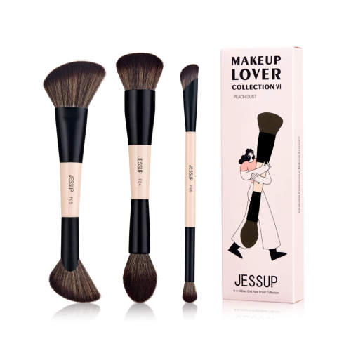 Jessup Beauty - *Collection VI* - Set of 3 brushes - Peach Dust T600