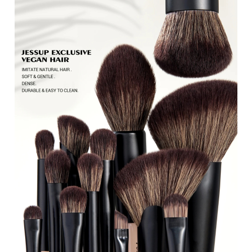 Jessup Beauty - *Collection VI* - Set of 7 brushes - T600: Peach Dust