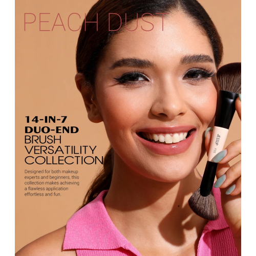 Jessup Beauty - *Collection VI* - Set of 7 brushes - T600: Peach Dust