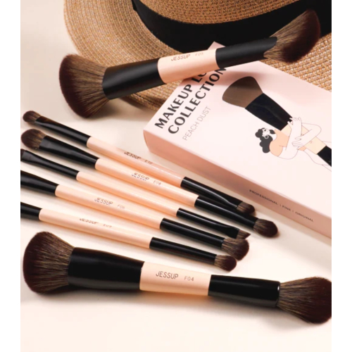 Jessup Beauty - *Collection VI* - Set of 7 brushes - T600: Peach Dust