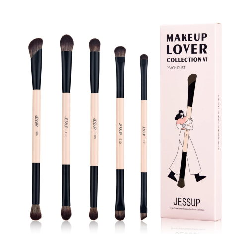Jessup Beauty - *Collection VI* - Brush set 5 brushes - Peach Dust