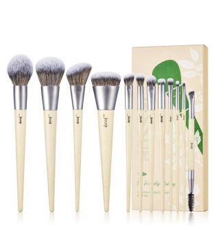 Jessup Beauty - *Eco-Friendly Makeup* - 12-piece brush set - T327: Burlywood