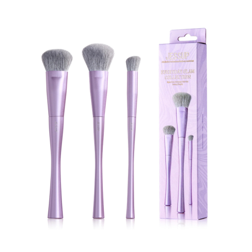 Jessup Beauty - *Everyday Glam* - Brush Set Face Coverage Trio - T513