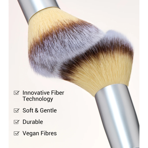 Jessup Beauty - *Innovation in Hand, Beauty in Heart* - Set of 3 Double Brushes - Quiet Gray