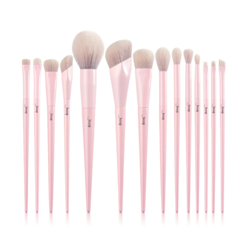 Jessup Beauty - *Makeup Lover Collection IV* - Set of 14 brushes - Crystal Pink