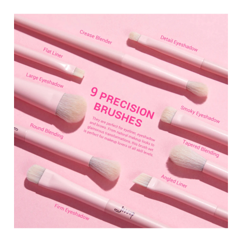 Jessup Beauty - *Makeup Lover Collection IV* - Set of 14 brushes - Crystal Pink