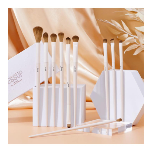 Jessup Beauty - *Makeup Lover Collection* - 10 Piece Brush Set - T330: Light Gray