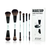 Jessup Beauty - *Makeup Lover Collection V* - Set of 6 brushes - Bright Cyan