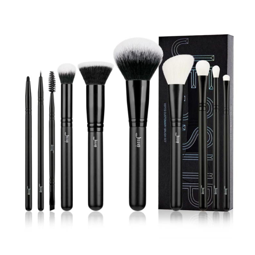 Jessup Beauty - 10-Piece Brush Set Customary - T323: Black